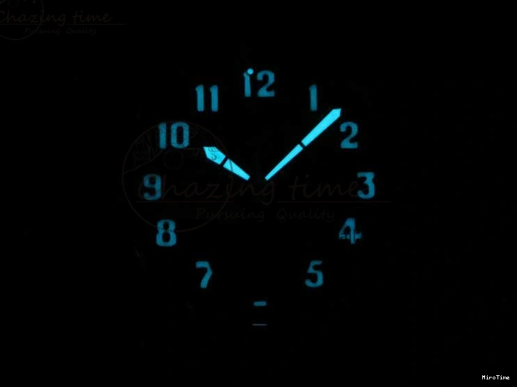 MIROTIME 0406 Calatrava 5524R Pilot Travel Time RG GRF Brown Dial on Brown Leather Strap MIYOTA TopPick 7155